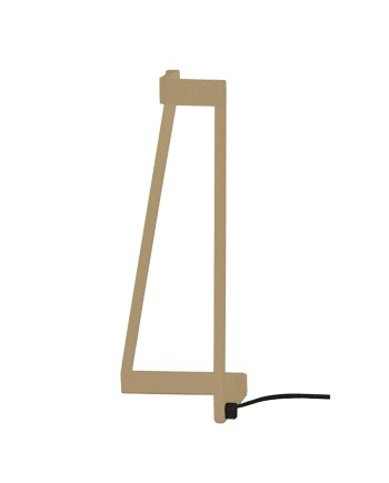 ***OFER/DES***  MINIMAL * SOBREMESA LED ORO